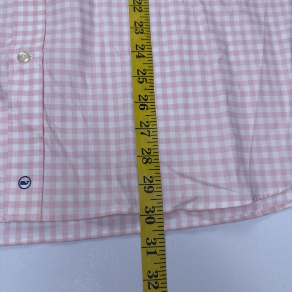 VINEYARD VINES Men's Flamingo Gingham OTG BRRR Cotton Blend Shirt Button Down XL - Picture 7 of 9